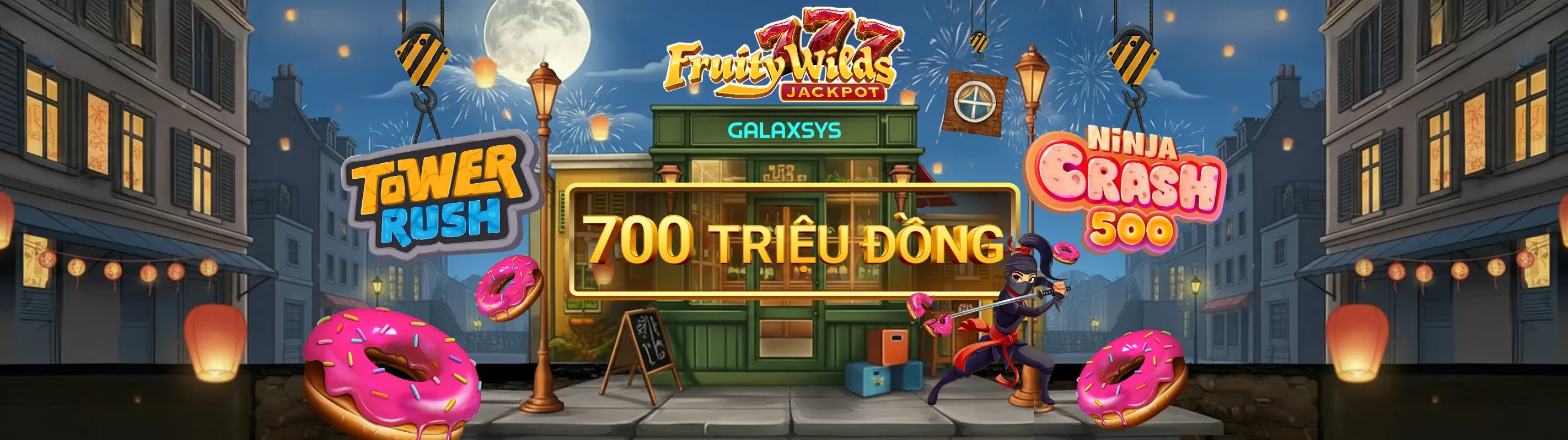 Hình ảnh chính của slot game tv888 với các biểu tượng máy đánh bạc hấp dẫn và giải độc đắc lớn